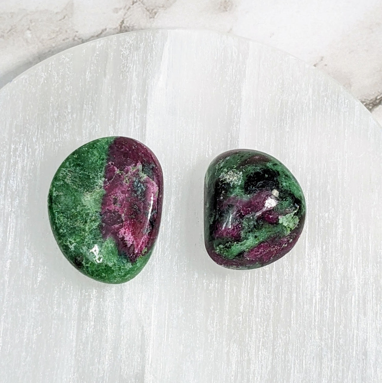 Ruby Zoisite 1-1.2" Tumbled #LV4055