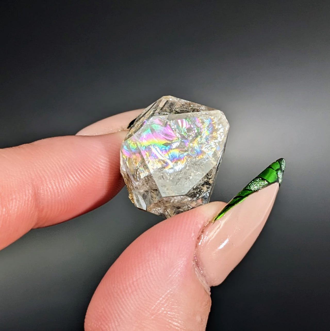 Herkimer Diamond .8" Natural Point #LV4336