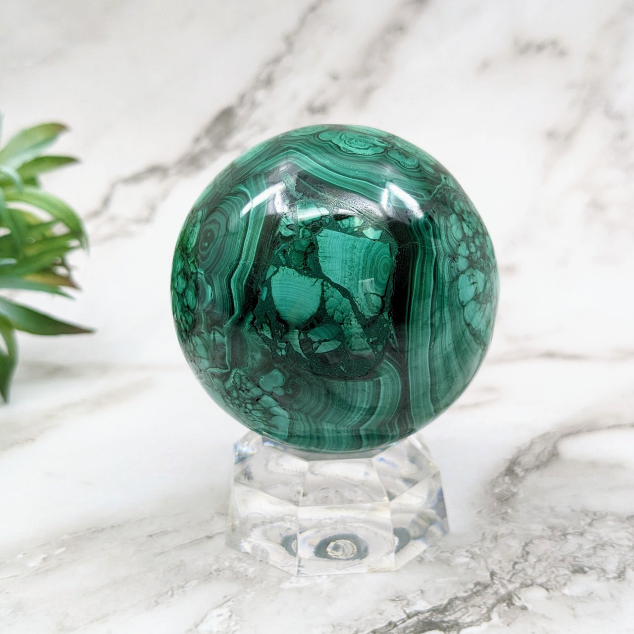 Malachite 2.6" Sphere #LV7971