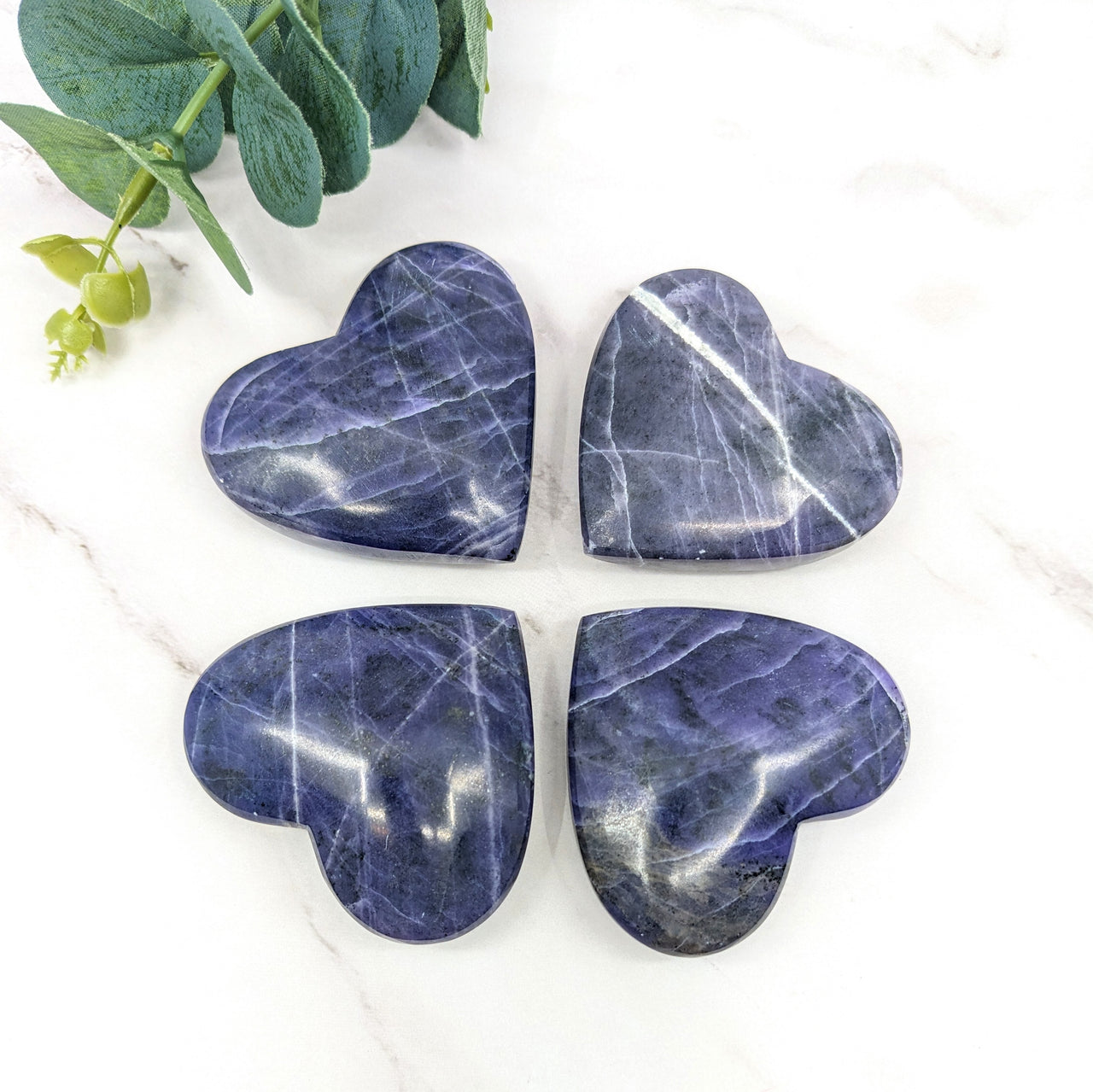 Purple Opal 2.3" Heart #LV5415