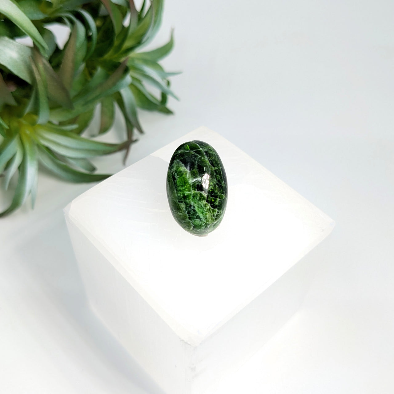 Chrome Diopside .8" Mini Pebble #LV5639