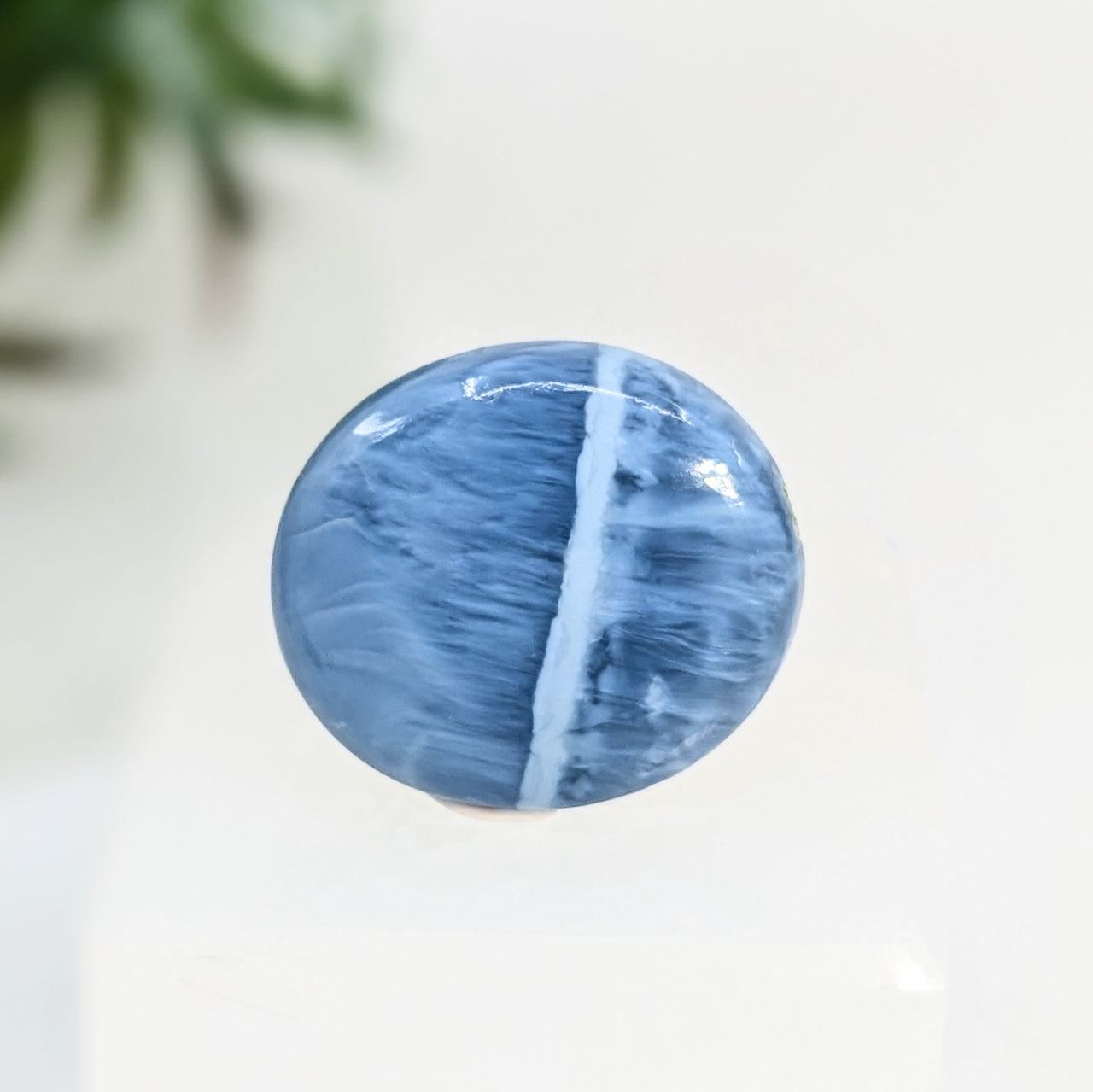 Owyhee Blue Opal 1.23" Oval Cabochon #LV5833