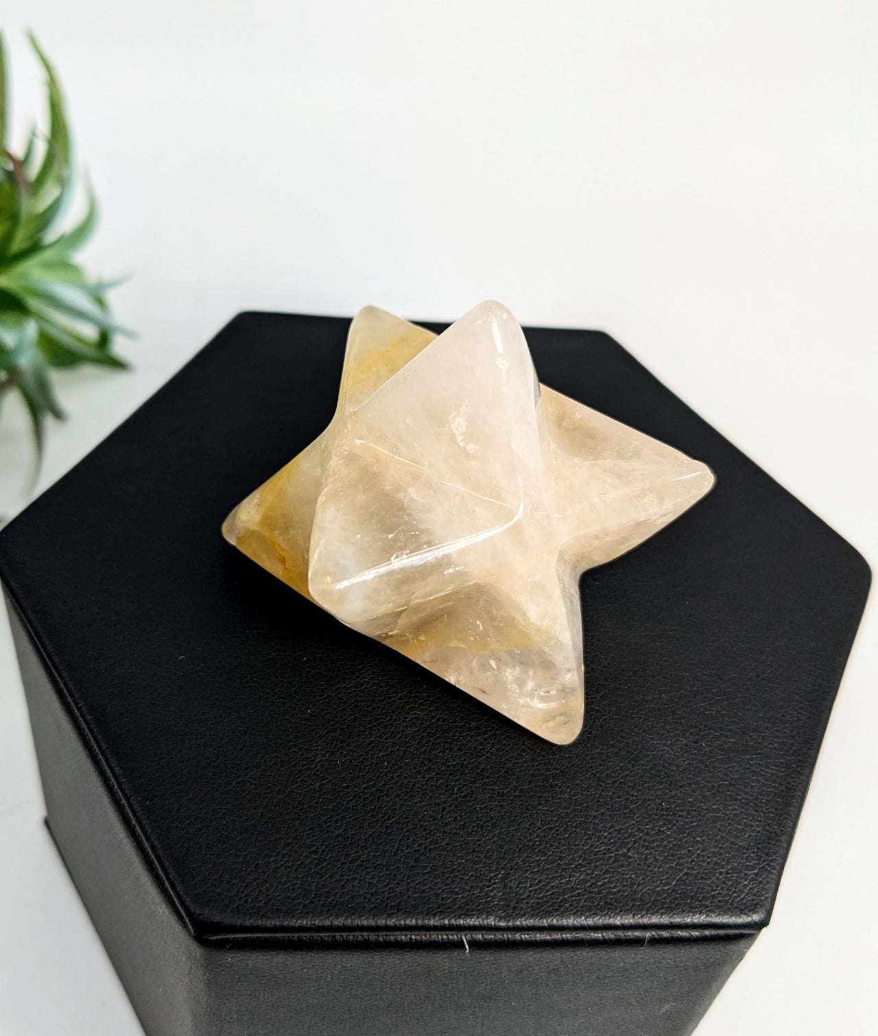 Golden Healer Quartz 1.5" Merkaba #LV5853