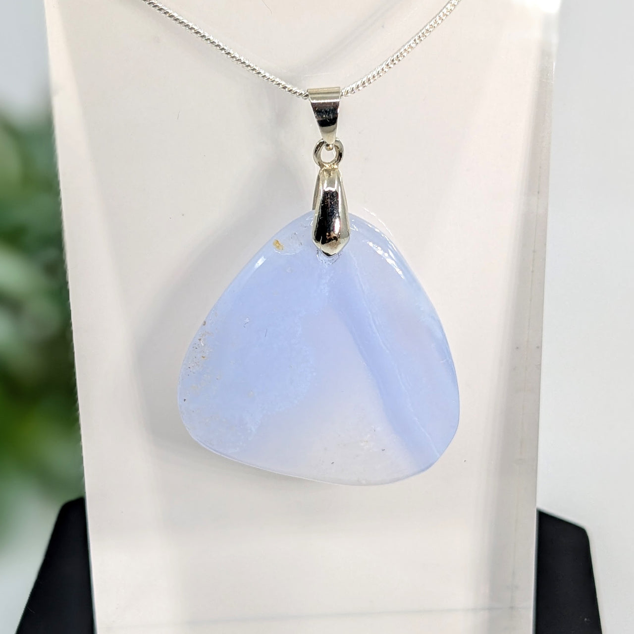 Blue Agate 1.4" Pendant #LV5871