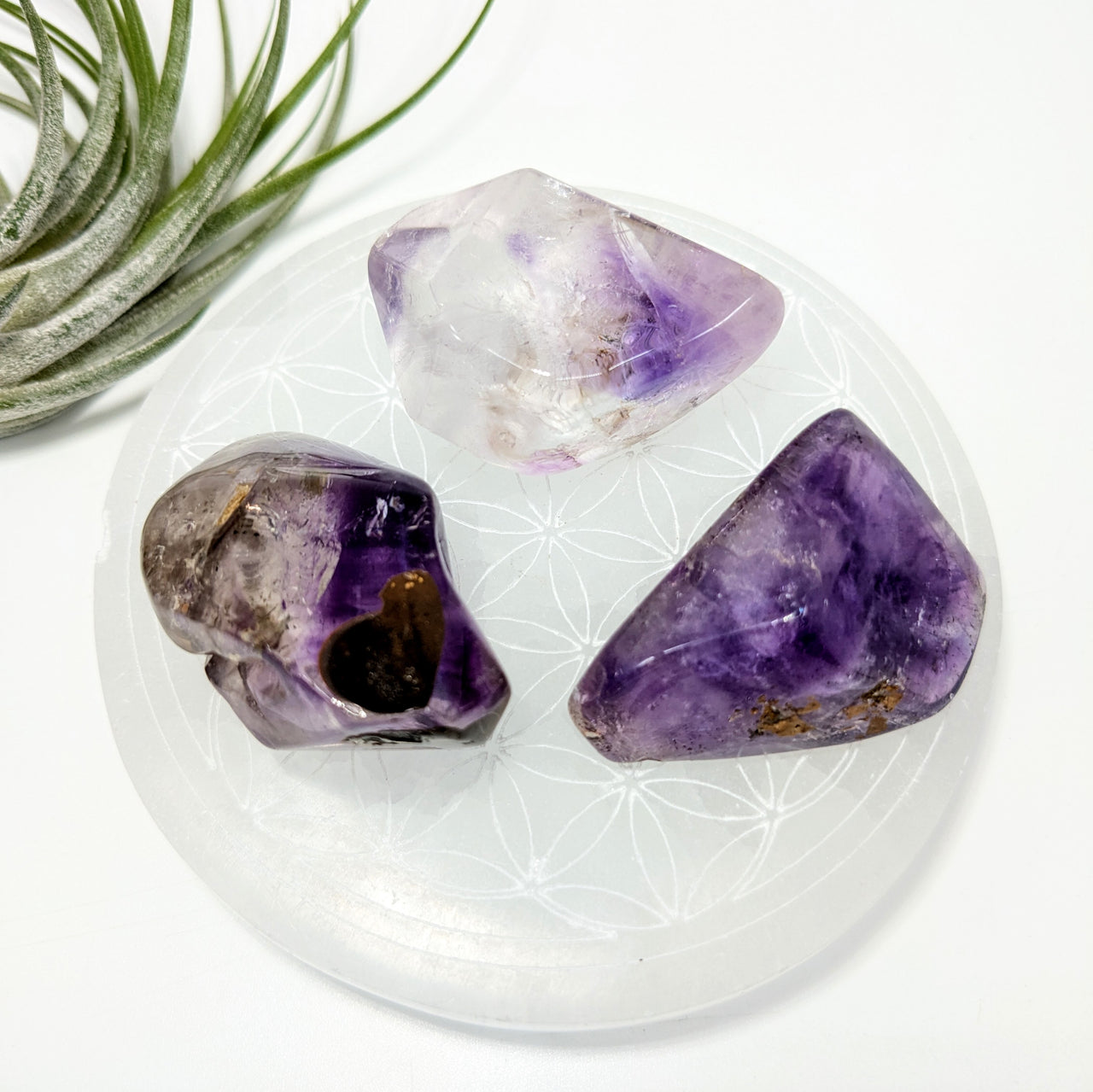 Brandberg Amethyst 1.6-1.7" AA Tumbled Point #LV6030