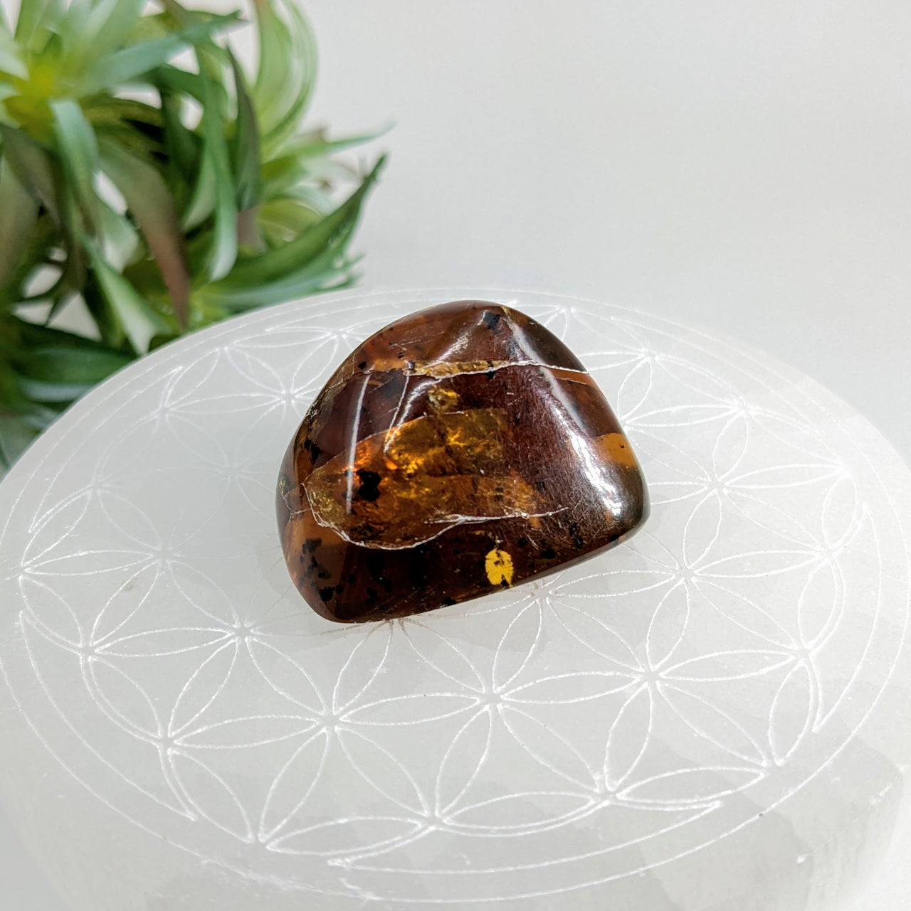 Amber 1" Pebble #LV6033