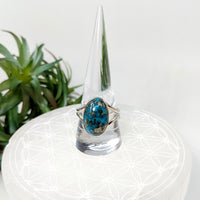 Thumbnail for Persian Turquoise Sz 10.75 Oval S.S. Ring #LV6055