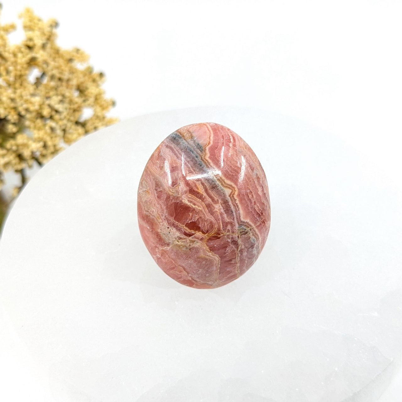 Rhodochrosite 1.3" Pebble #LV6135