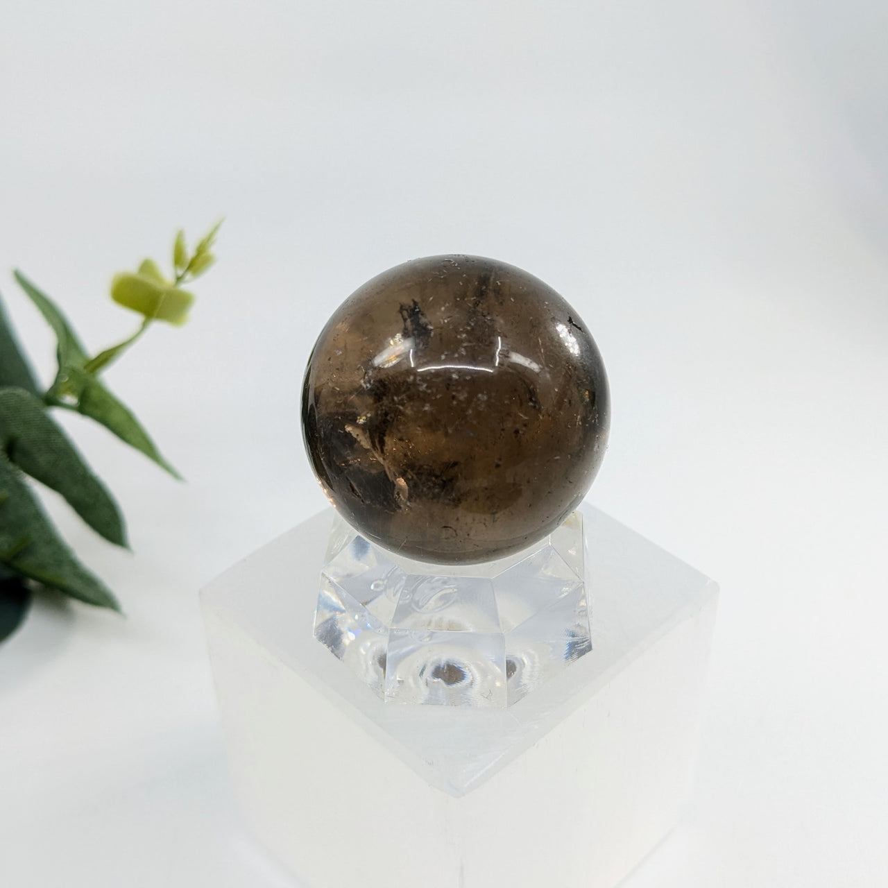 Smoky Quartz 1.3" Sphere #LV6168