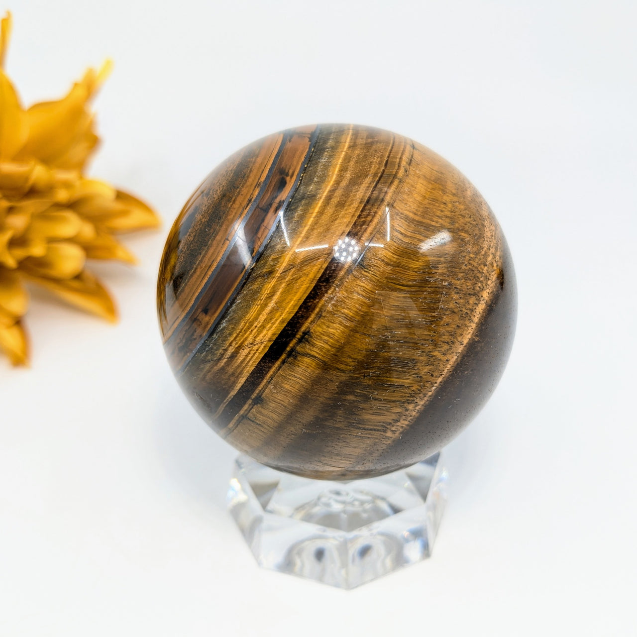 Tiger's Eye 2.5" Sphere #LV6175