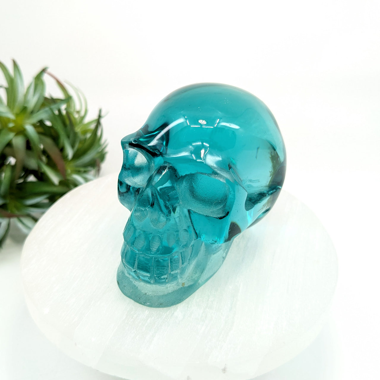 Aqua Obsidian 2.9" Skull #LV6234