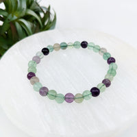 Thumbnail for Fluorite  6mm Bracelet #LV6370