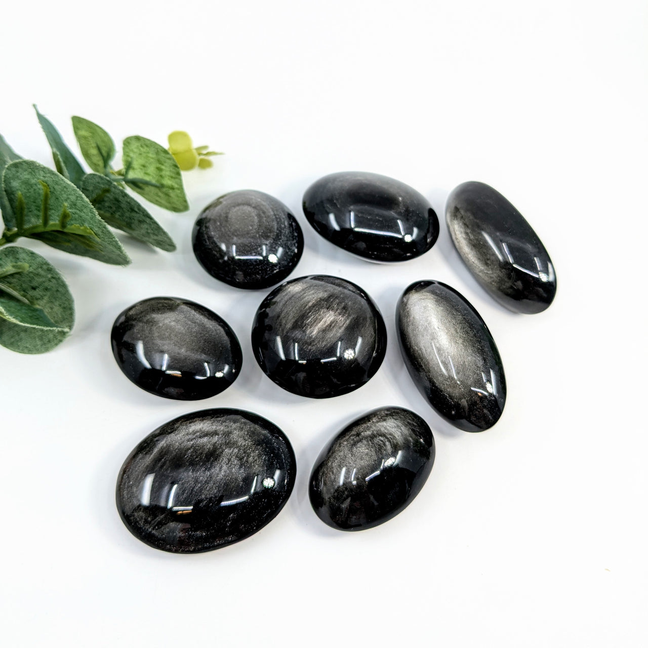 Silversheen Obsidian 1.5-2" Assorted Shape #LV6442