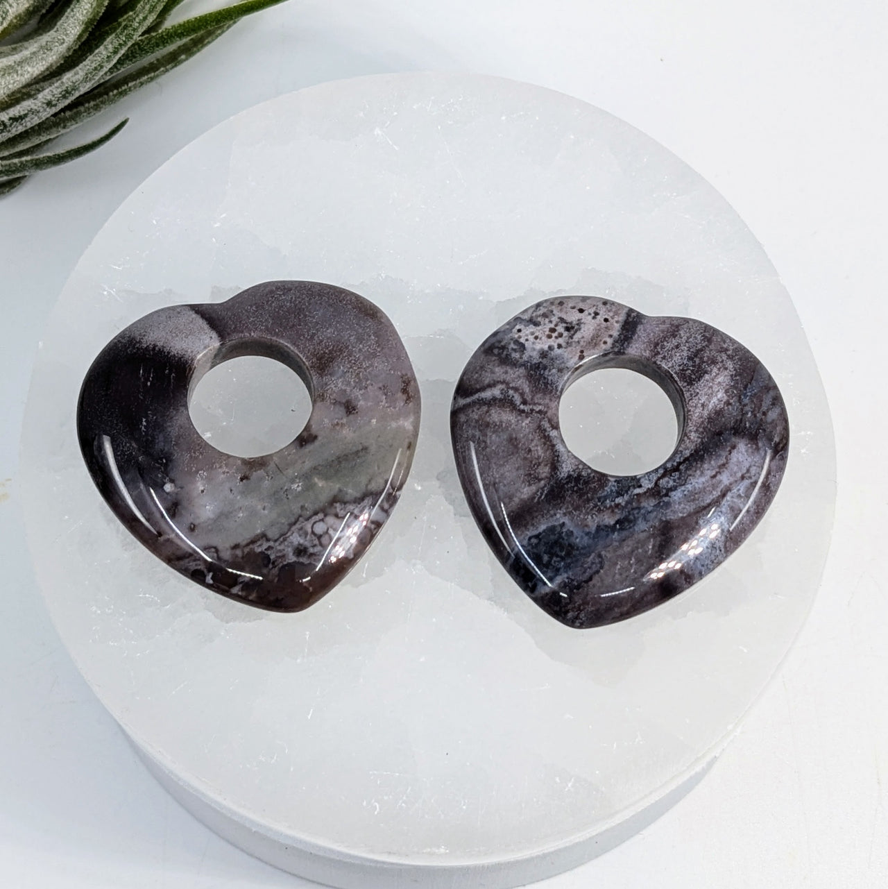 Jasper 1.5" Heart Donut Pendant #LV6540