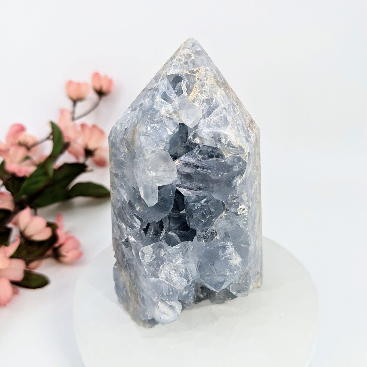 Celestite 3.8" Geode Tower #LV6568