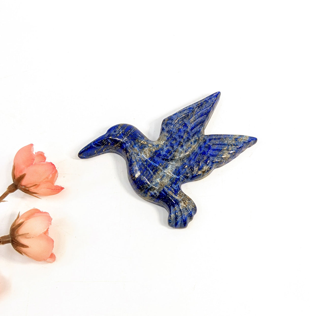 Lapis Lazuli 2.6" Humming Bird #LV6624