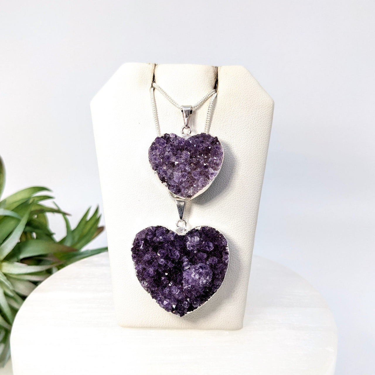 Amethyst 1 - 1.2" Geode Pendant #LV6700