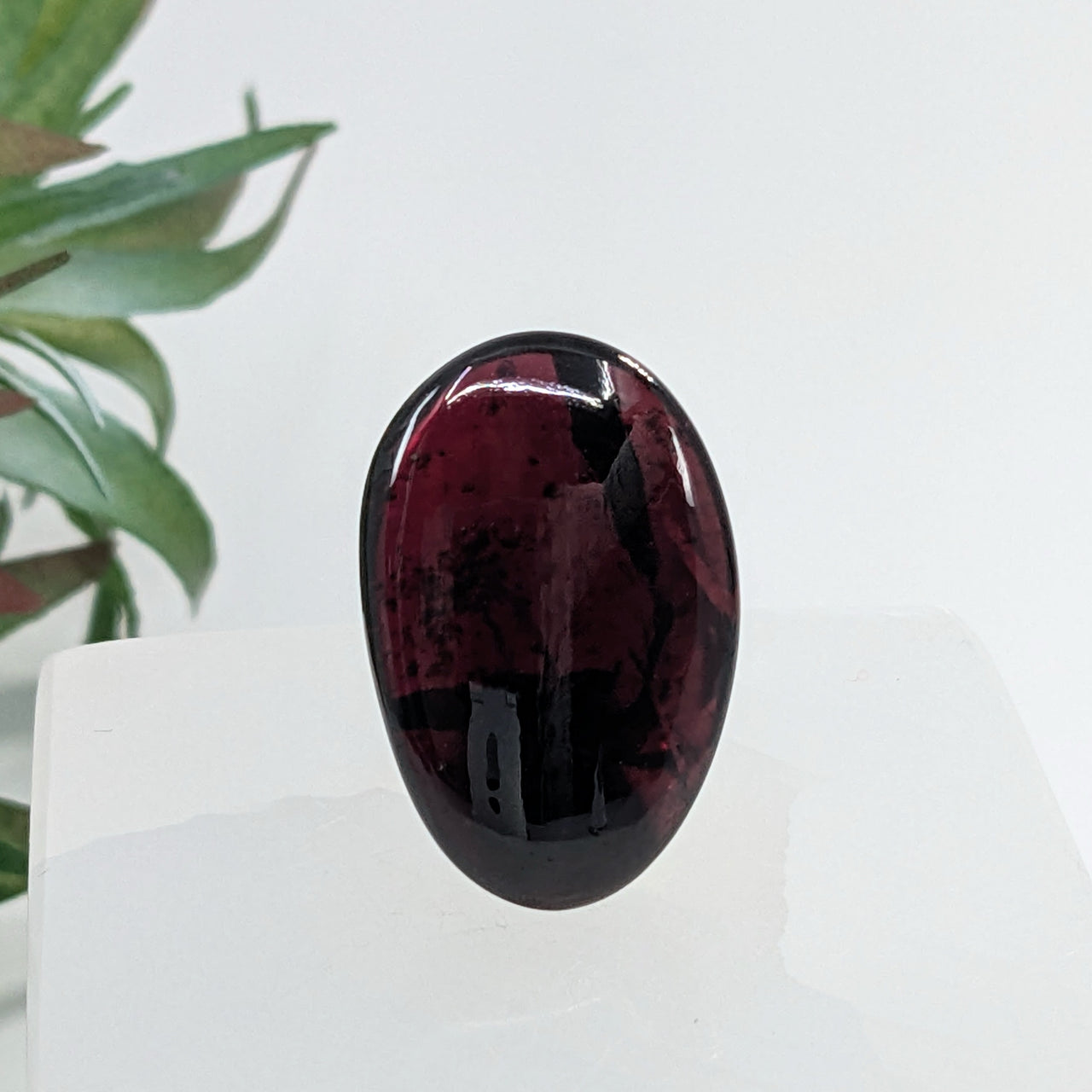 Rhodolite Garnet  1" Gem Quality Mini Palm #LV6719