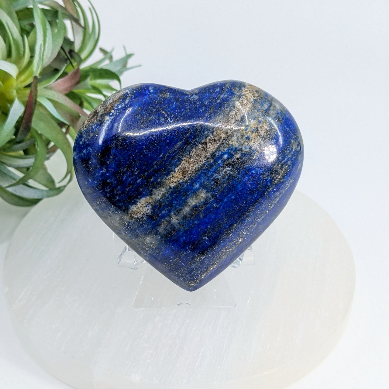 Lapis Lazuli 2.6" Puffy Heart #LV6738