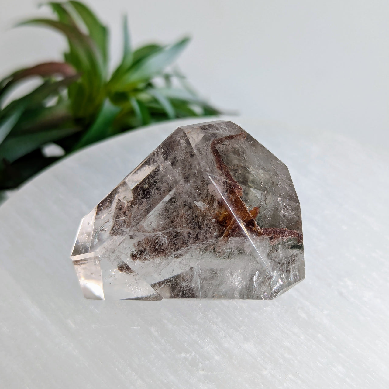 Garden Quartz 1.6" Geo Cut Pebble #LV8862