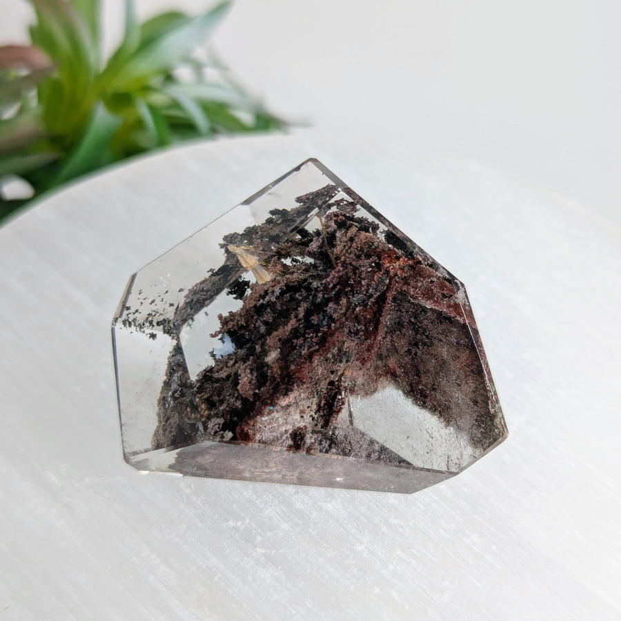 Garden Quartz 2" Geo Cut Pebble #LV8864