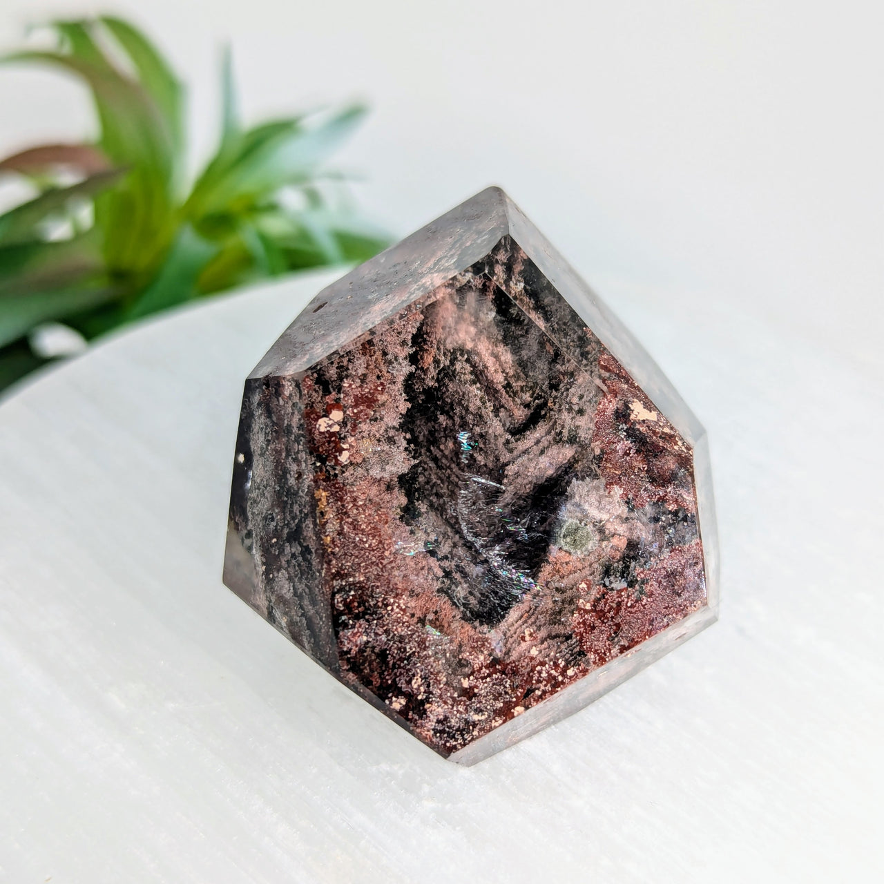 Garden Quartz 1.75" Geo Cut Pebble #LV8865