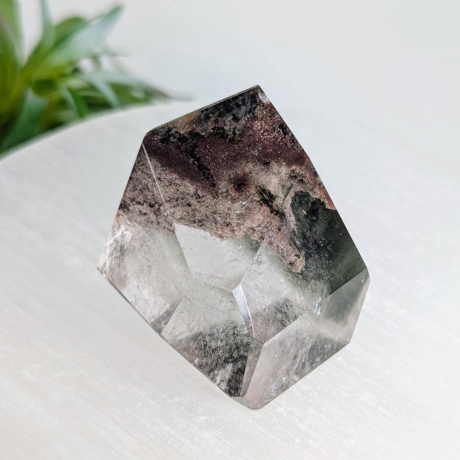 Garden Quartz 1.75" Geo Cut Pebble #LV8868