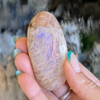 Thumbnail for RARE Sunstone and Blue Flash Moonstone Rainbow Flashy Polished Specimen #LV5780