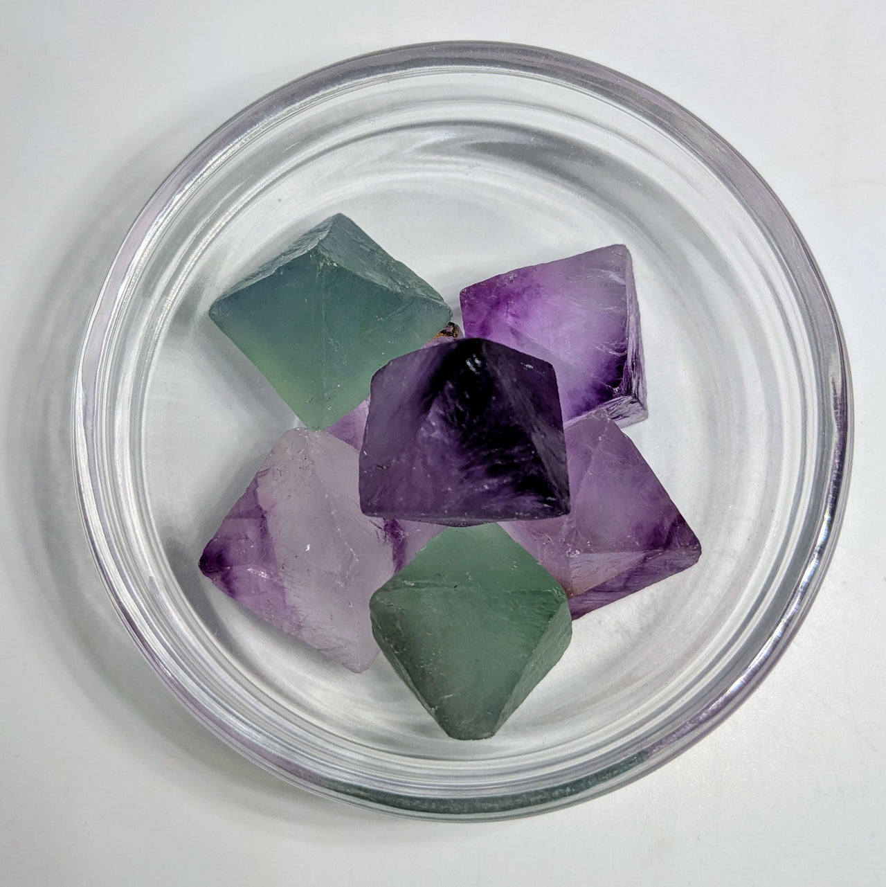 Fluorite Octahedron Choose Size #R180