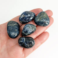 Thumbnail for Blue Sapphire Tumbled Stone - Pick Size #LV3899