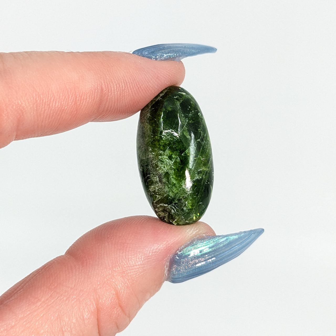 Chrome Diopside 1" Mini Pebble #LV5638