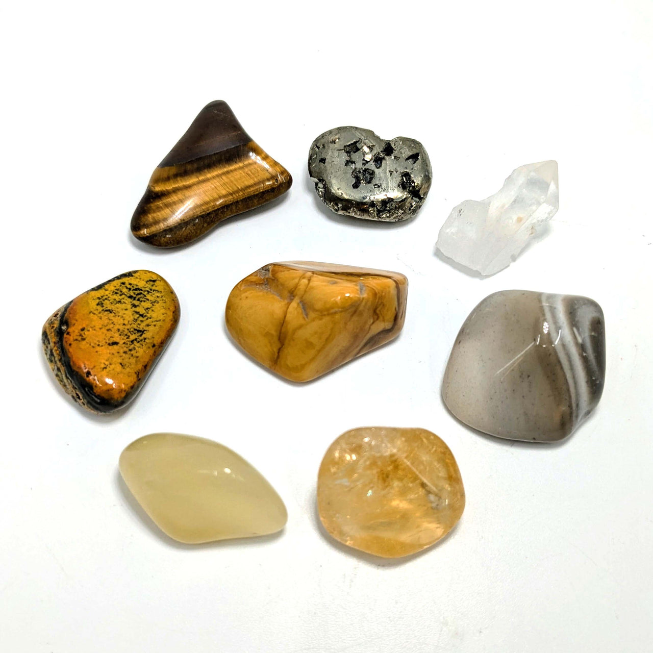 Solar Plexus Chakra Crystal Companion 7 Stone Set #KS003