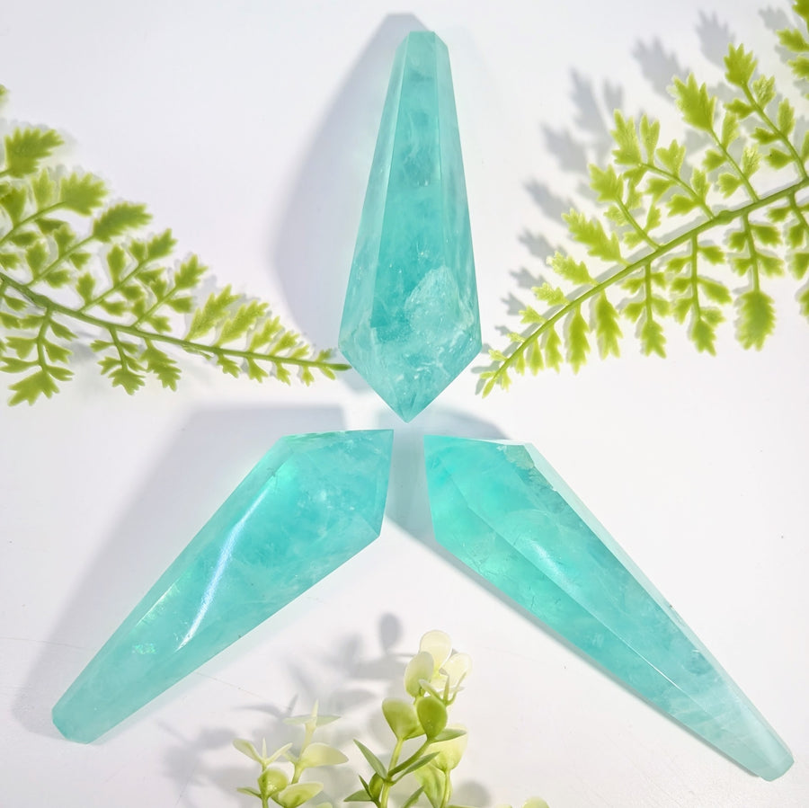 Baja Blast Fluorite Scepter Wand #BC0582