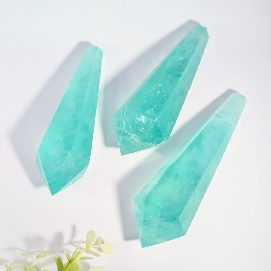 Baja Blast Fluorite Scepter Wand #BC0582