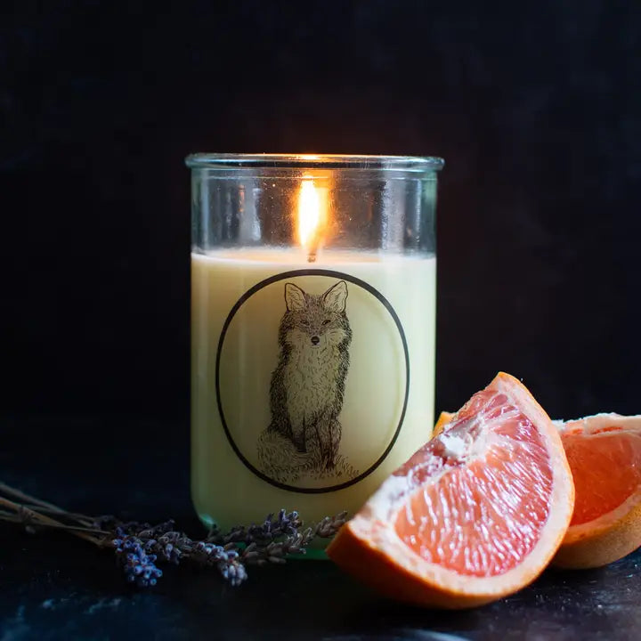 Soy Candle with Cotton Wick - the White Lodge & Hermitage