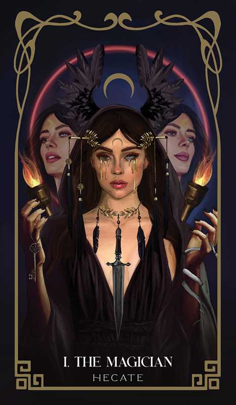 Mythos Tarot Pocket Tin Edition by Helena Elias