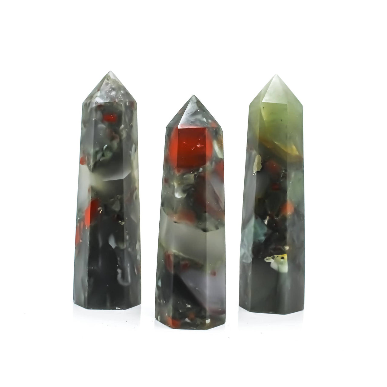 African Bloodstone Tower 3.2’’ 3.5’’ #LV9152 $29