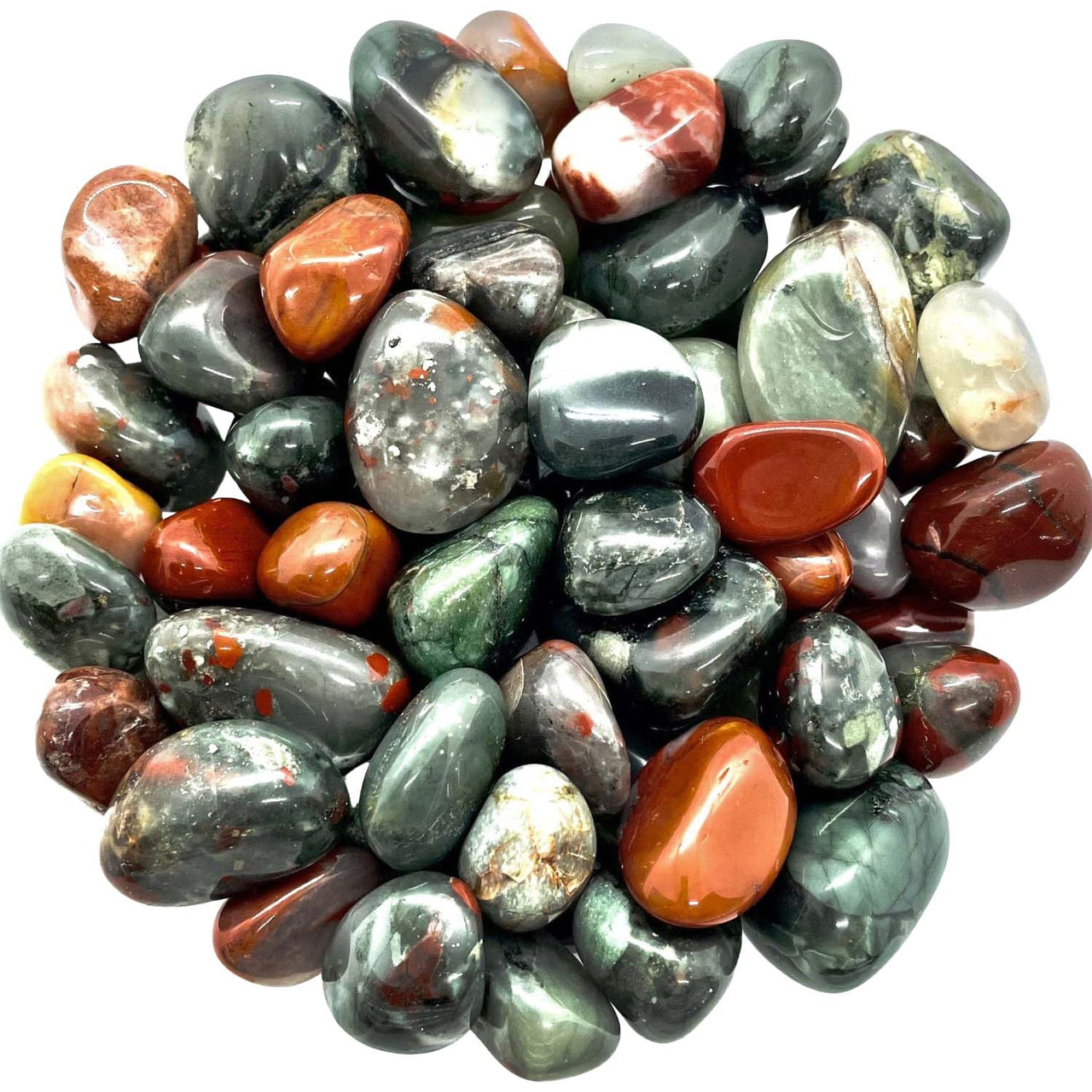 African Bloodstone Tumbled Stone #SK0457