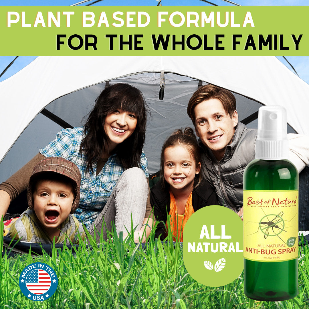 Green All-Natural Anti-Bug Spray #LV9558 with Mosquito Label