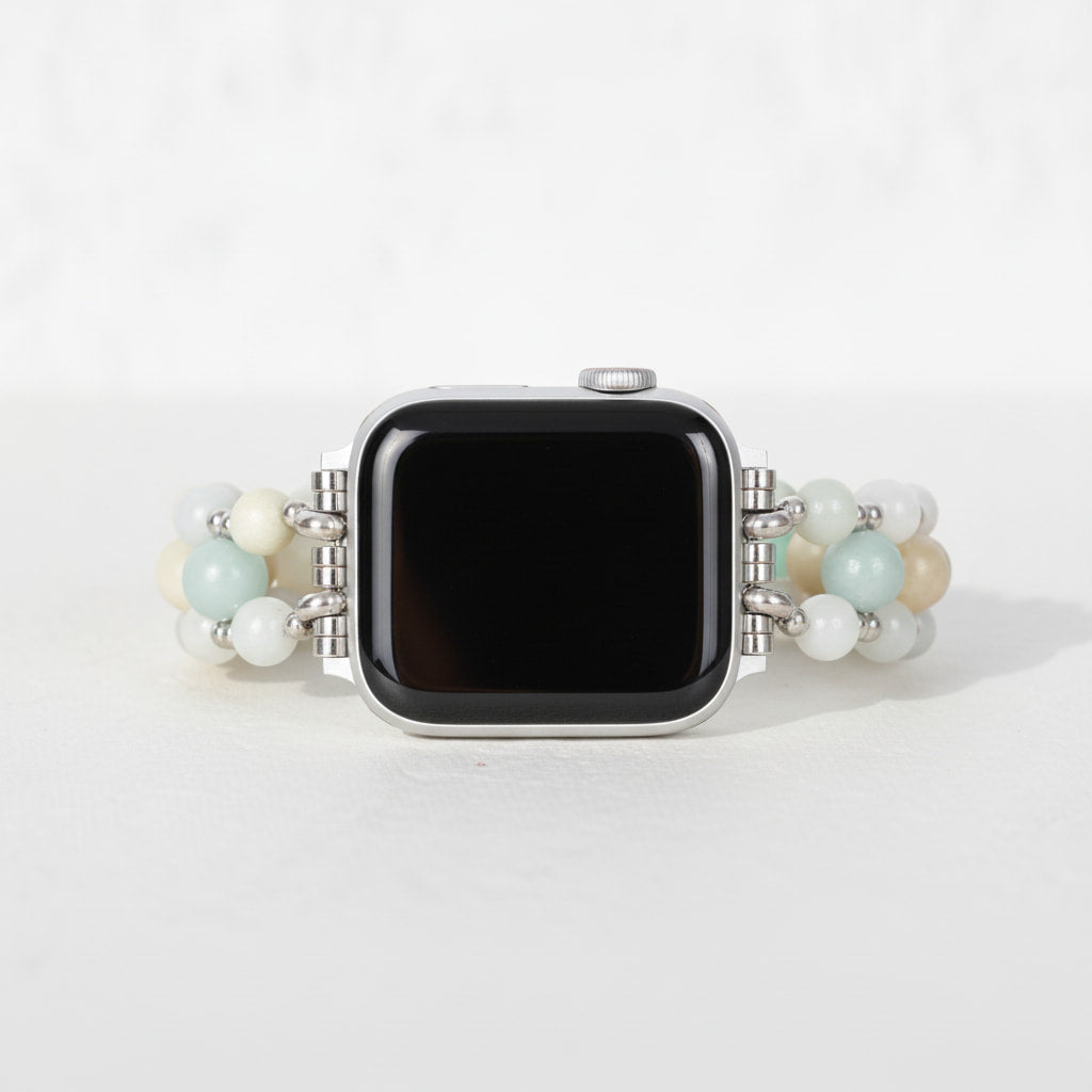 Amazonite Breeze Stretch Apple Watch Strap #BC0536