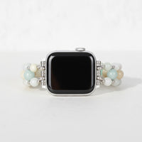 Amazonite Breeze Stretch Apple Watch Strap #BC0536