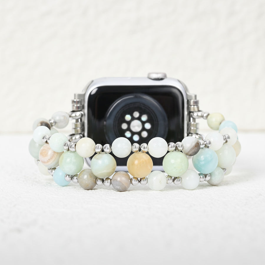 Amazonite Breeze Stretch Apple Watch Strap #BC0536