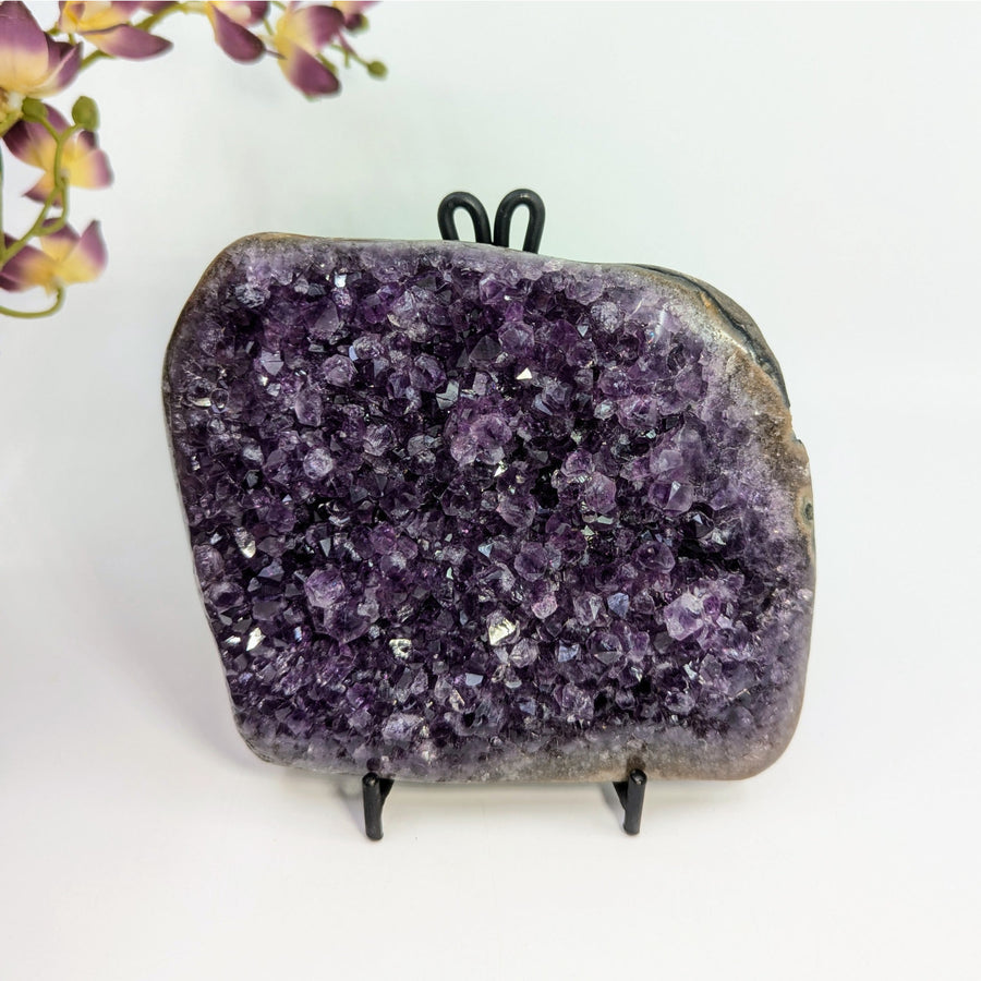 Amethyst geode on display stand for Amethyst 4.5 Inch Geode LV8561