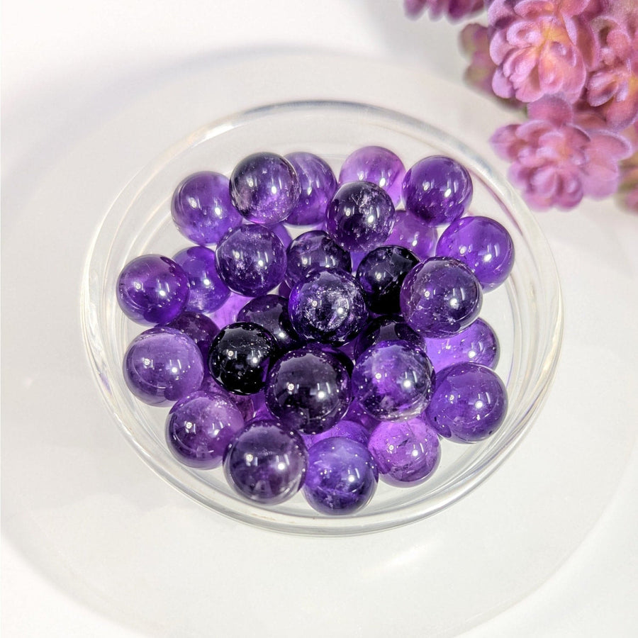 Amethyst.4 -.5’’ Mini Marble #BC0045 - $4.95