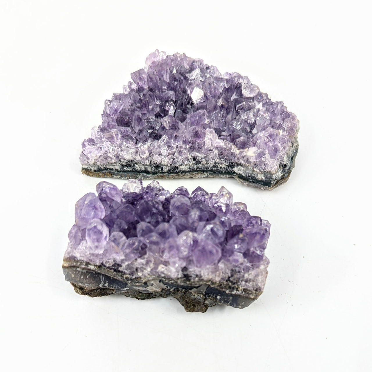 Amethyst geode druzy cluster from Brazil, pick size specimen