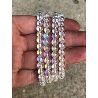 Thumbnail for Angel Aura Quartz Elastic Bracelet - 6mm or 8mm Beads