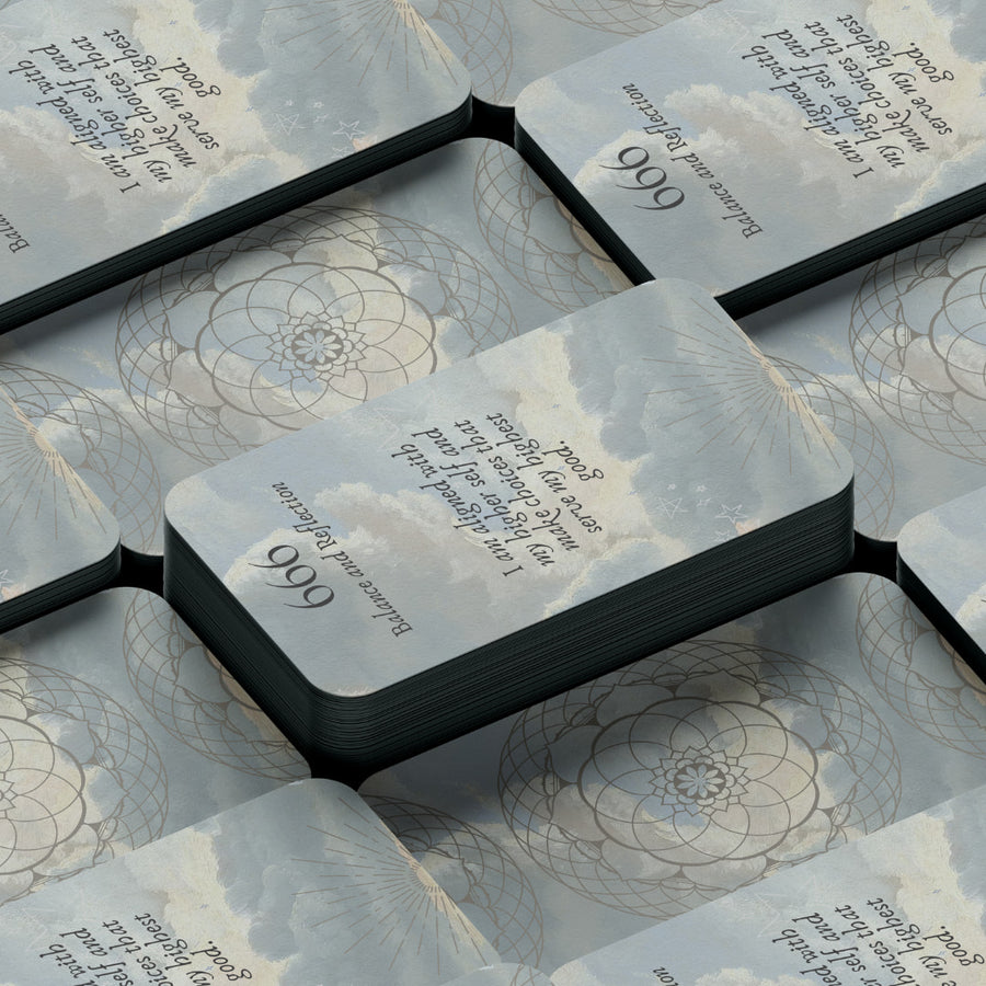 Angel Numbers Affirmations Card Deck #LV9769 - $24.95