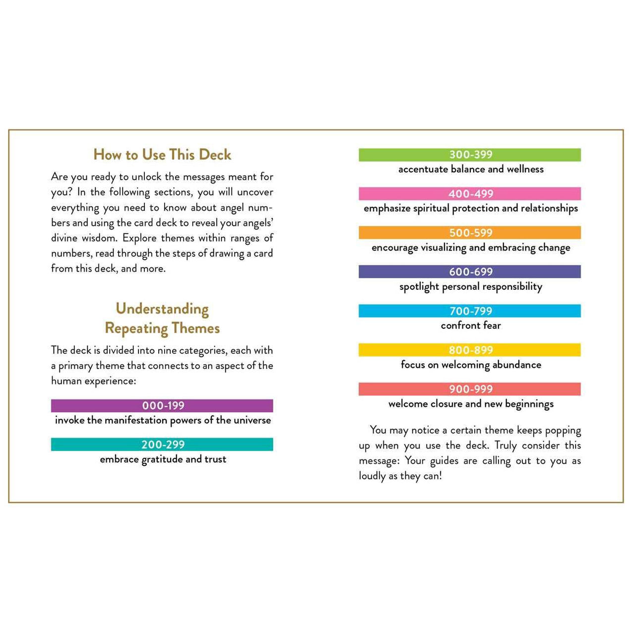 Angel Numbers Deck by Mystic Michaela #LV3671 - $19.99