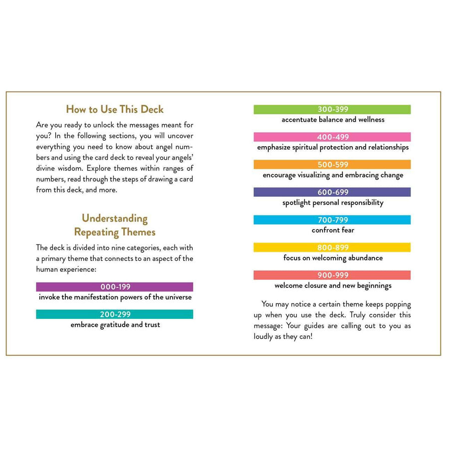 Angel Numbers Deck by Mystic Michaela #LV3671 - $19.99