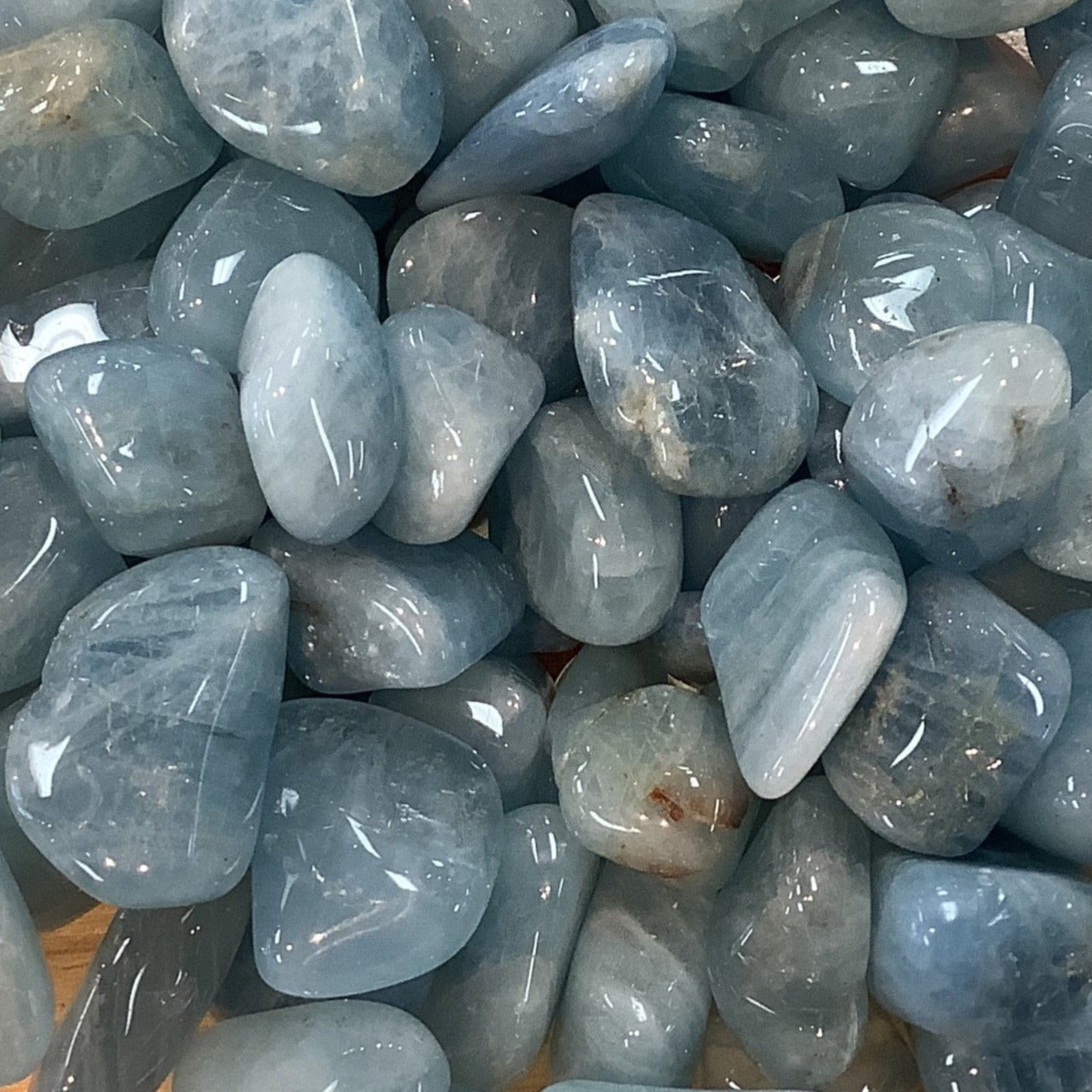 AQUAMARINE Tumbled Stone Semi Rough #AT10 - $14.95